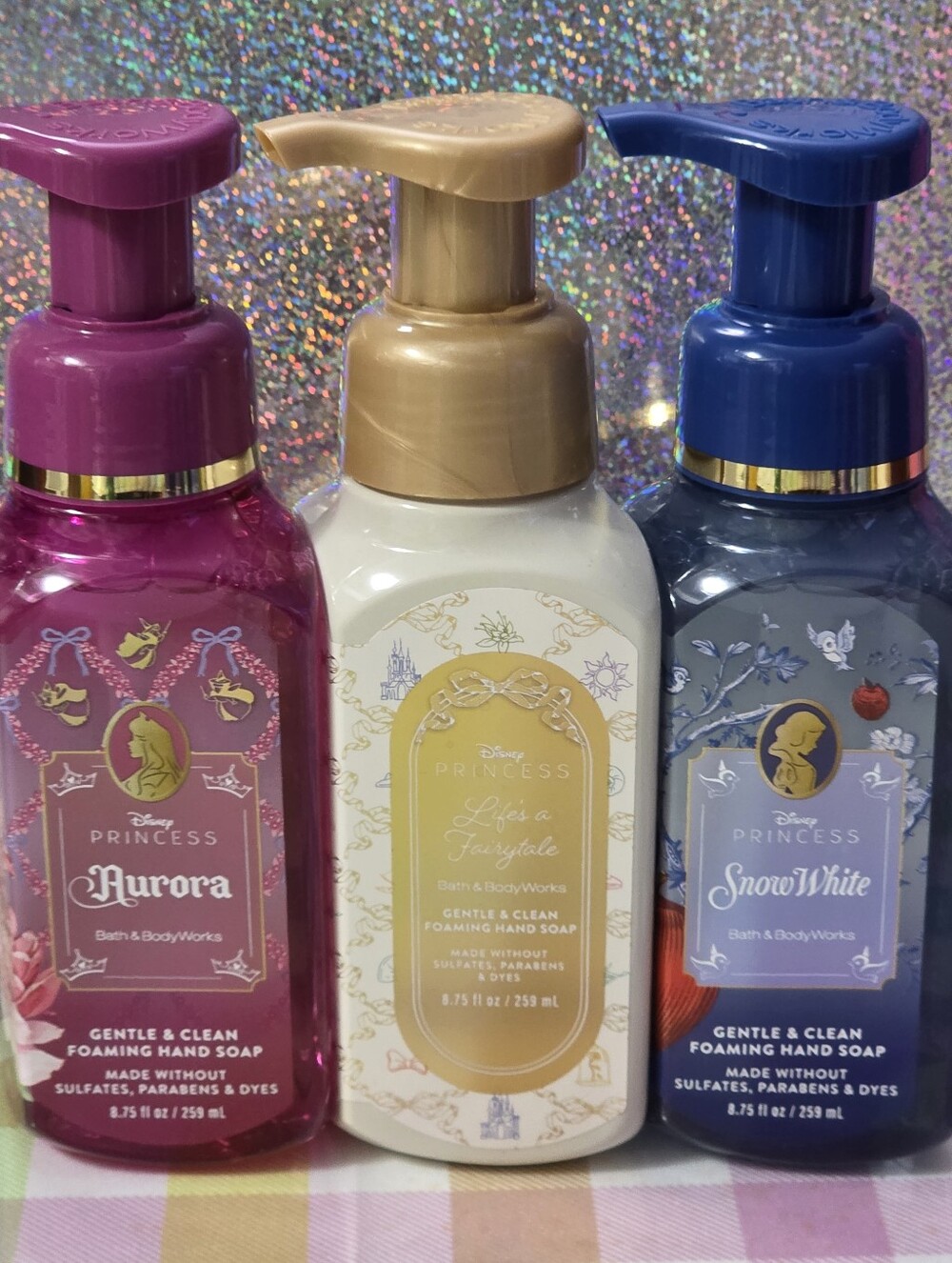 Bath Body Works Disney Princess Aurora, Snow White, Life's a Fairytale Soap Set